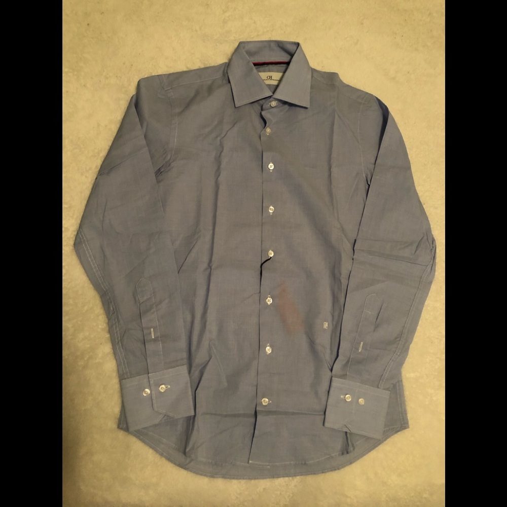 Carolina Herrera Long Shirt, Size 14’1/2 Brand New